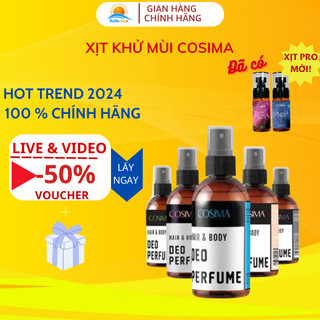 Xit Khử Mùi Cosima Hương Nước Hoa Châu Âu Xịt  Khử Mùi Hôi Nách,Hôi Chân Hương Nước Hoa Xịt Thơm