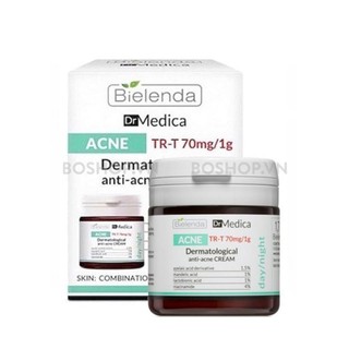 (CH) Kem Dưỡng Da Dầu Mụn Bielenda Dr Medica Dermatological Anti-Acne Cream 50ml