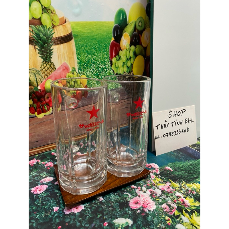 ly thủy tinh cao cấp ly to nặng 500ml