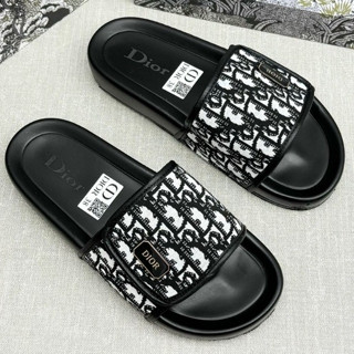 Dép Quai Ngang Di or QUAI vải in Logo Cực Xịn - Dép Lê quai ngang  Nam nữ  Dệt Họa Tiết in Chữ Cực Đẹp