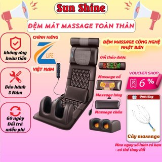 Nệm massage toàn thân chính hãng, đệm mát xa toàn thân cao cấp, máy massage toàn thân đa năng nhật bản cao cấp