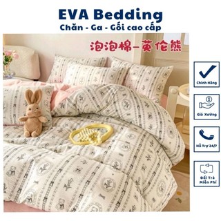 Cotton đũi Hoa Vintage new 2023 cao cấp🌿🌿🌿 set 4 món chi tiết tiêu chuẩn làm hài lòng người dùng😘😘😘