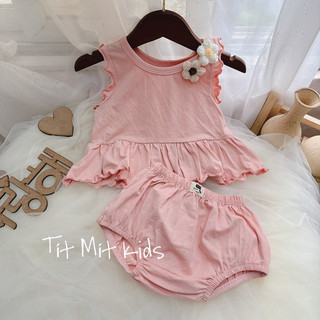 BỘ chất cotton-tay bèo cho bé size:5-17kg mã 895