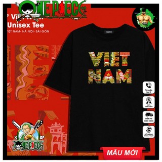 Áo Thun Unisex in chữ VIỆT NAM- TỈNH THÀNH nghê thuật | ZORO STORE