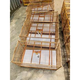 Khung lồng tập lực khuyên tự ráp lồng lực khuyên nan trúc , nan cáp quang kích thước 50*25*30 Phụ kiện lồng chim KAMON