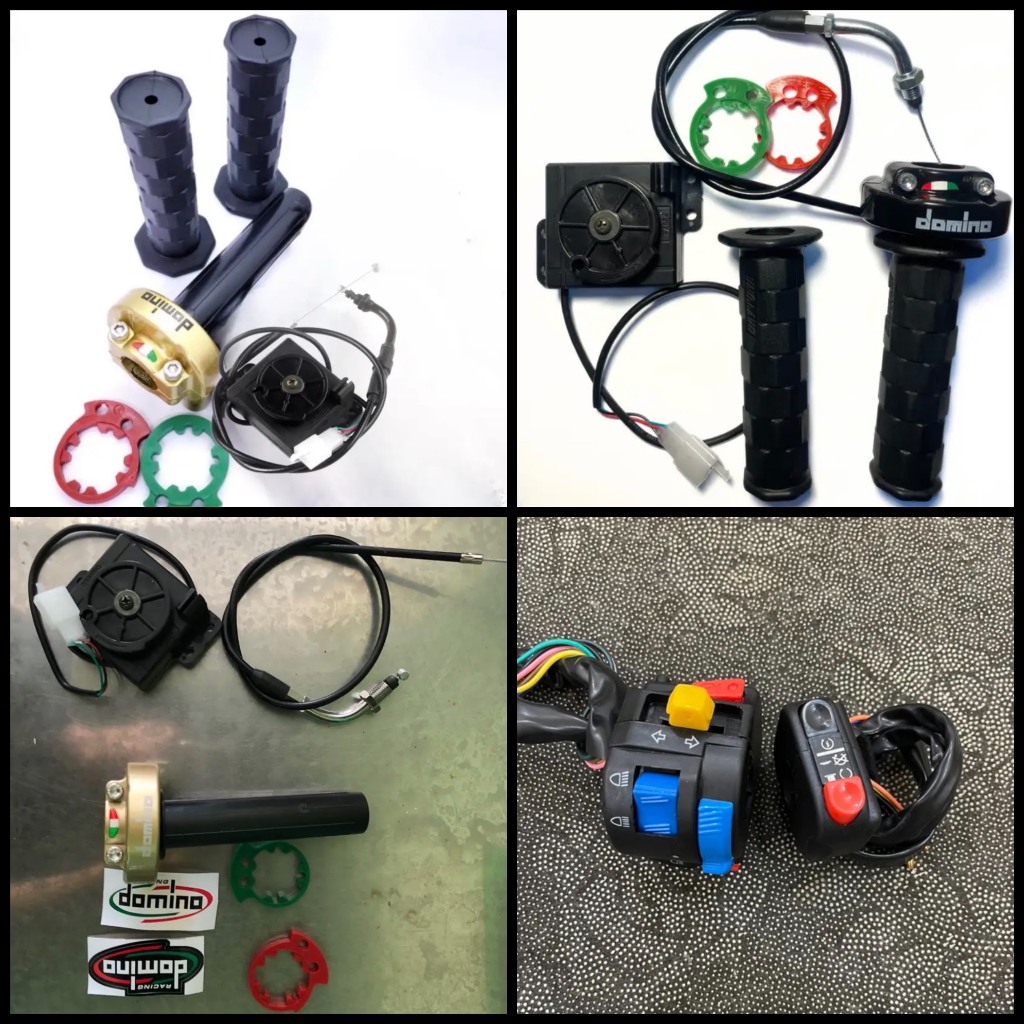 Cùm tăng tốc domino xe điện 2 dây ga wave, sirius, dream, vision, chính hãng