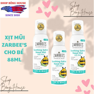 Xịt mũi zarbee’s cho bé 88ml