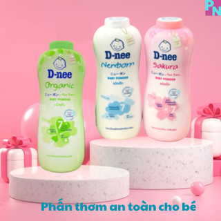 Phấn thơm phấn rôm Dnee Thái Lan 350g an toàn cho bé cho làn da thơm mát
