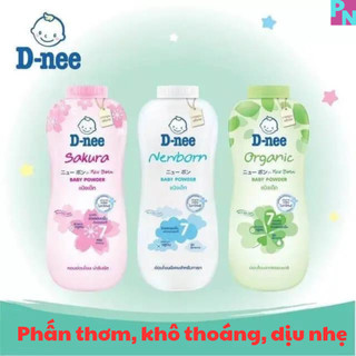 Phấn thơm phấn rôm Dnee Thái Lan 350g an toàn cho bé cho làn da thơm mát