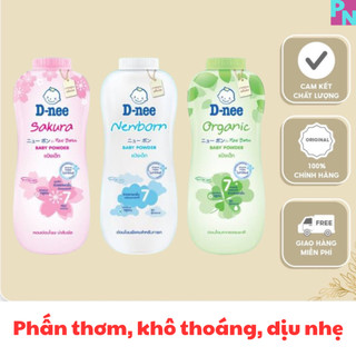 Phấn thơm phấn rôm Dnee Thái Lan 350g an toàn cho bé cho làn da thơm mát