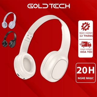 Tai nghe bluetooth chụp tai Hoco W46 pin 20 giờ, hỗ trợ nghe gọi, tăng giảm âm lượng, chuyển bài trước sau kèm cáp UAX