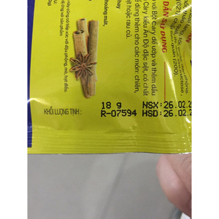 Xốt Cà Ri Dầu Vianco ( 18g )