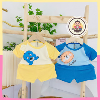 Bộ quần áo cộc tay Dâu Tây Kid cho bé trai bé gái,  họa tiết dễ thương cho bé từ 6-16kg, DAUTAY12