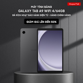 Máy tính bảng Galaxy Tab A9 Wifi 4/64GB - Đã kích hoạt bảo hành điện tử - Hàng chính hãng
