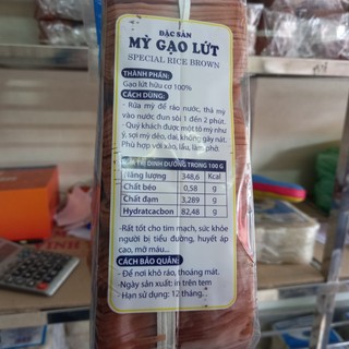 Đặc sản mỳ Chũ gạo lứt