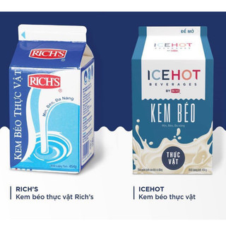 Kem béo thực vật rich’s 454g - date mới - đa chức năng