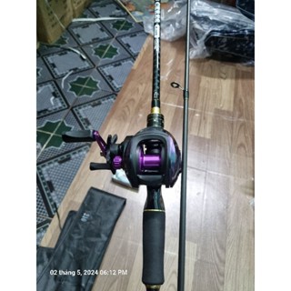Bộ Combo Cần Câu Chuyên Lure Shimano + Máy Ngang Titan Tặng kèm: 1 con mồi lure + 1 cuộn dù PE + Khóa Link