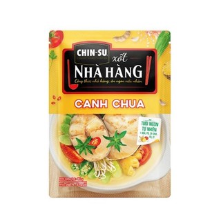 Xốt gia vị nấu canh chua Chinsu là sản phẩm gia vị nêm sẵn tiện lợi,chuẩn vị chua ngọt nhà hàng,ăn ngon nấu nhàn80gr/túi