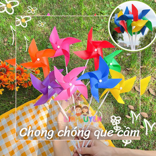 Chong chóng nhựa cầm tay - Chong chóng que cầm