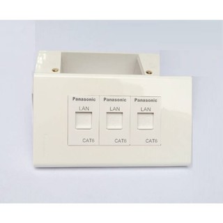 Ổ cắm mạng rj45 panasonic 3 cổng
