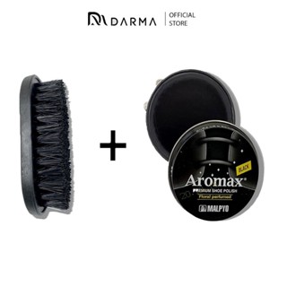 Bộ Xi Đánh Giày Da Nam Cao Cấp Vệ Sinh Giày DARMA Màu Đen Và Nâu Kèm Bàn Chải Làm Sạch Và Bóng Dày