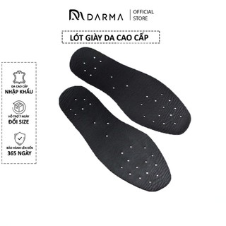 1 đôi lót giày da nam darma cao cấp lót da mềm có lỗ thoáng êm chân lg01