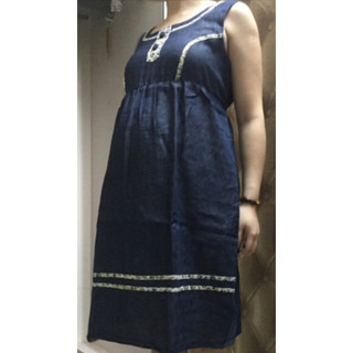Váy BẦU vải lụa cát và thô, thô chun (size nhỏ)