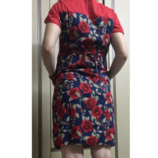Váy BẦU vải lụa cát và thô, thô chun (size nhỏ)