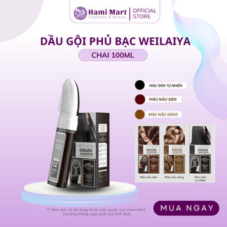Dầu gội phủ bạc weilaiya 100ml phủ bạc dưỡng tóc bóng mượt bền màu chắc khỏe