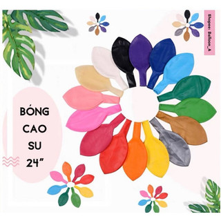 BÓNG TRÒN TRANG TRÍ SIZE 24"- 55cm các loại màu sắc