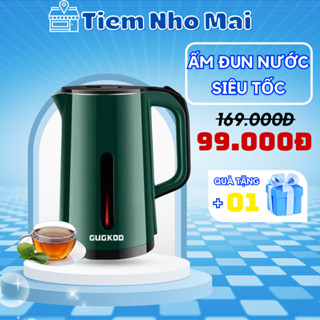 Ấm Siêu Tốc, Ấm Đun Nước Guckoo Công Suất 1500W Dung Tích 2.5L Tự Ngắt Điện Khi Sôi 2 Lớp Cách Nhiệt