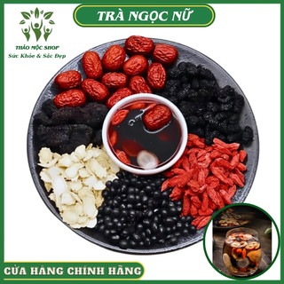  ✅ THƯỢNG HẠNG  Trà Ngọc Nữ Bồi Bổ Khí Huyết Điều Hòa Kinh Nguyệt Dưỡng Buồng Trứng Chống Lão Tại Thảo Mộc Shop 
