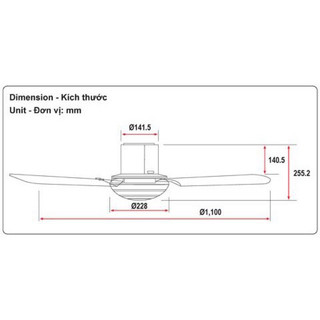 Quạt trần Panasonic F-48CZL