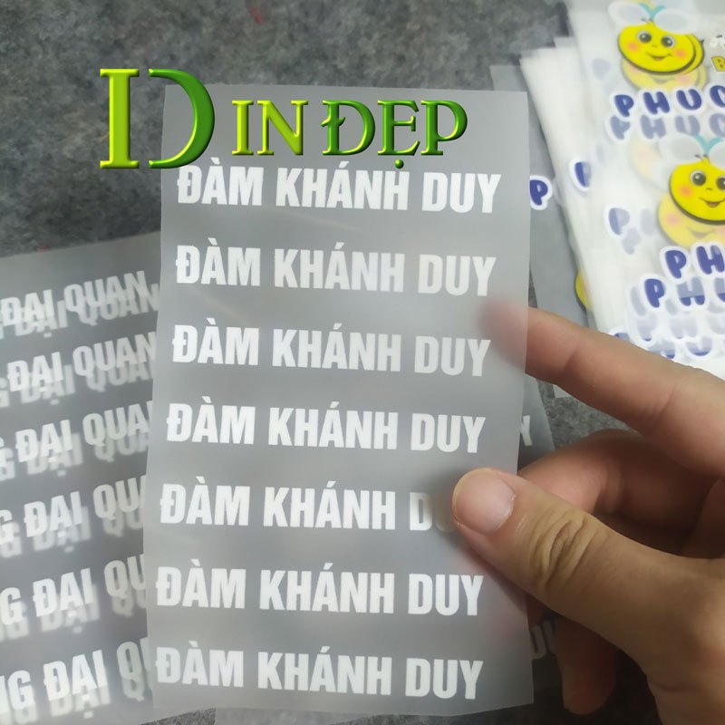 Biển tên quân đội tự ủi lên áo bằng bàn là dễ dàng tại nhà, combo 10 tem