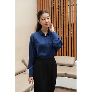 Kestral Shirt / Áo sơ mi dài tay form xuông