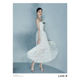 Váy quây Lane Jt Sabrina Pleated Midi dress! chính hãng 100%. 1990K