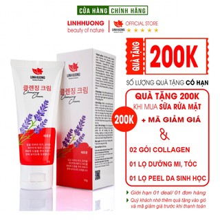 Sữa Rửa Mặt Linh Hương Tạo Bọt Trắng Da Ngừa Lão Hóa Chiết Xuất Cam Tra Xanh 60ml