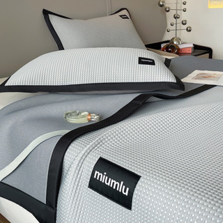 Chiếu băng lạnh Cool latex cao cấp miunlu kết hợp đường thêu tinh xảo (tặng kèm túi xách xịn xò