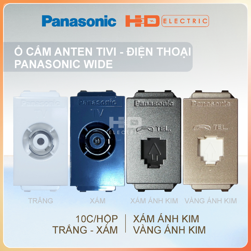 Ổ cắm Anten Tivi Điện thoại Panasonic WEV2501 WEV2364