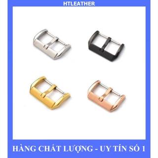 Khóa hồng hồ kim dẹt inox không gỉ màu bạc, vàng, vàng hồng, đen