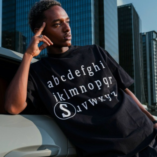 Áo thun BY SHIWOO ALPHABET TEE