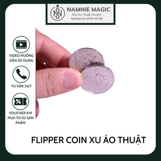 Xu xuyên áo ảo thuật ,Flipper Coin Magic Half Dollar , Đồ Chơi Ma Thuật Biểu Diễn Đường Phố
