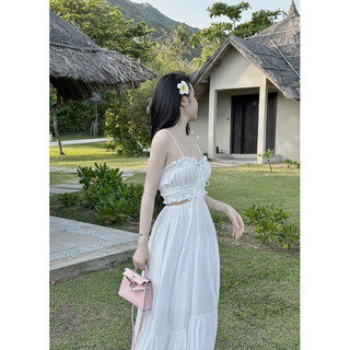 Váy Maxi 2 Dây Khoét Eo Linh Hoàng