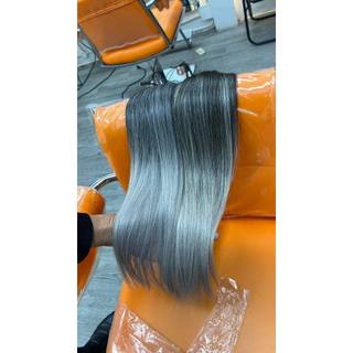 Tóc lông vũ 9d balayage 45-60cm