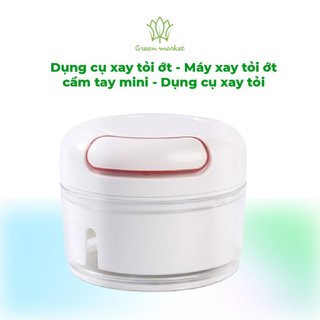 Dụng cụ xay tỏi ớt - Máy xay tỏi ớt cầm tay mini - Dụng cụ xay tỏi, ớt dây rút tiện lợi