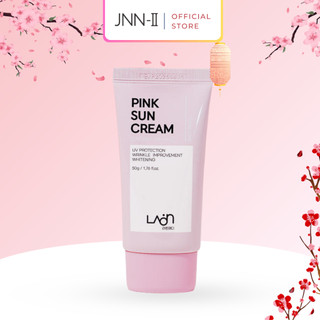 Kem chống nắng nâng tone Laonmedi Pink Sun Cream kiềm dầu nâng tone cho da dầu mụn SPF50+ Hàn Quốc chính hãng 50g | Jnn2