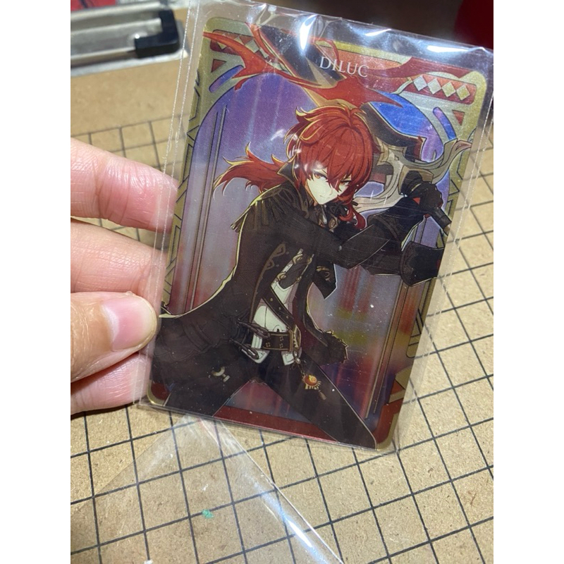 pass card Diluc genshin impact ver cũ(sẵn)