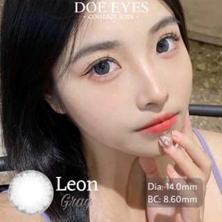 Kính Áp Tròng Lens Xám Leon Gray 0-7 Độ DOE EYES HSD 6 Tháng
