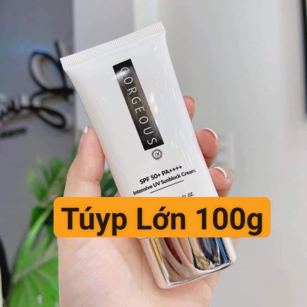 Kem Chống Nắng Nâng Tone GORGEOUS MÚI XÙ 100g!