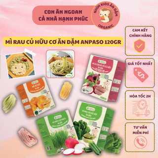 [Date T5/2025] Mì Rau Củ Organic, Mì Rau Củ Anpaso 120g